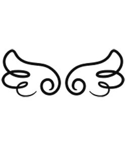 250x290 Baby Angel Wings Clipart