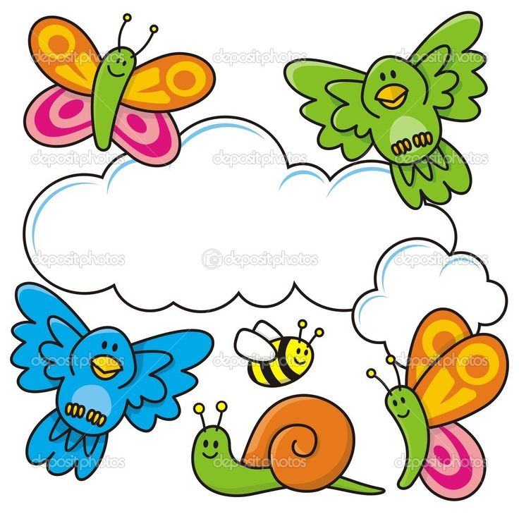 736x736 Cute Critters Clip Art