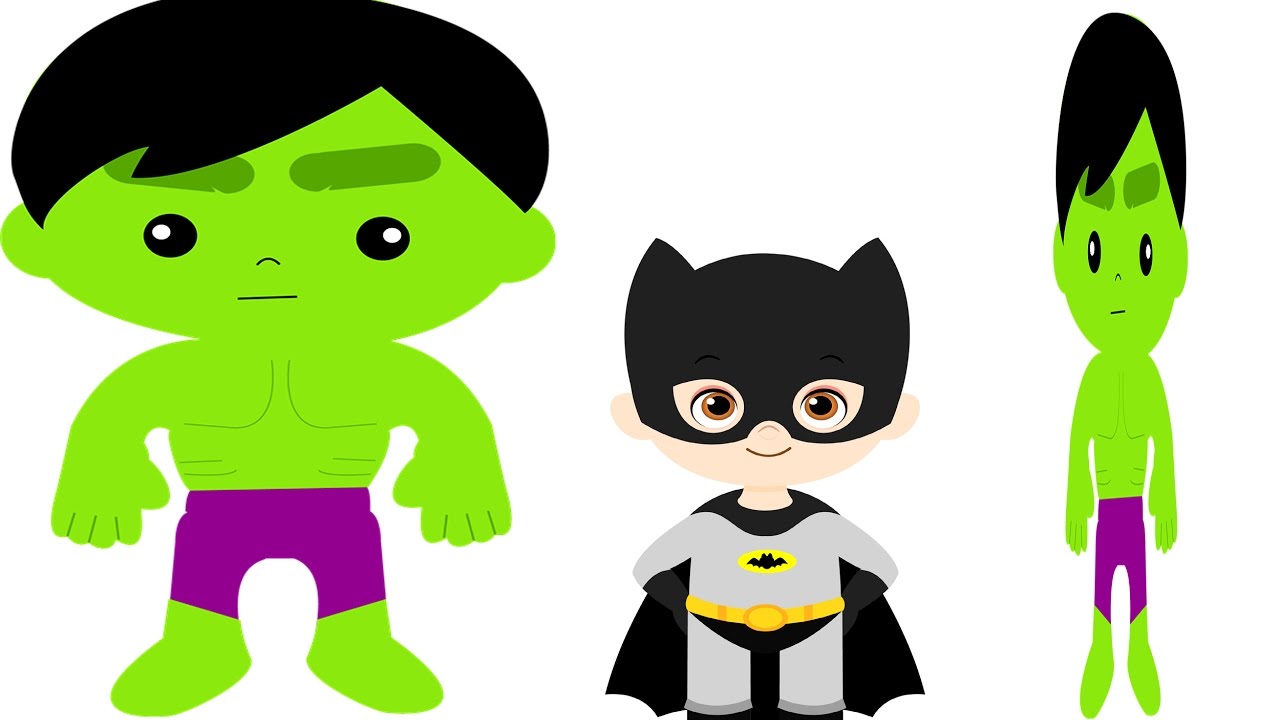 1280x720 Batman Clipart Hulk