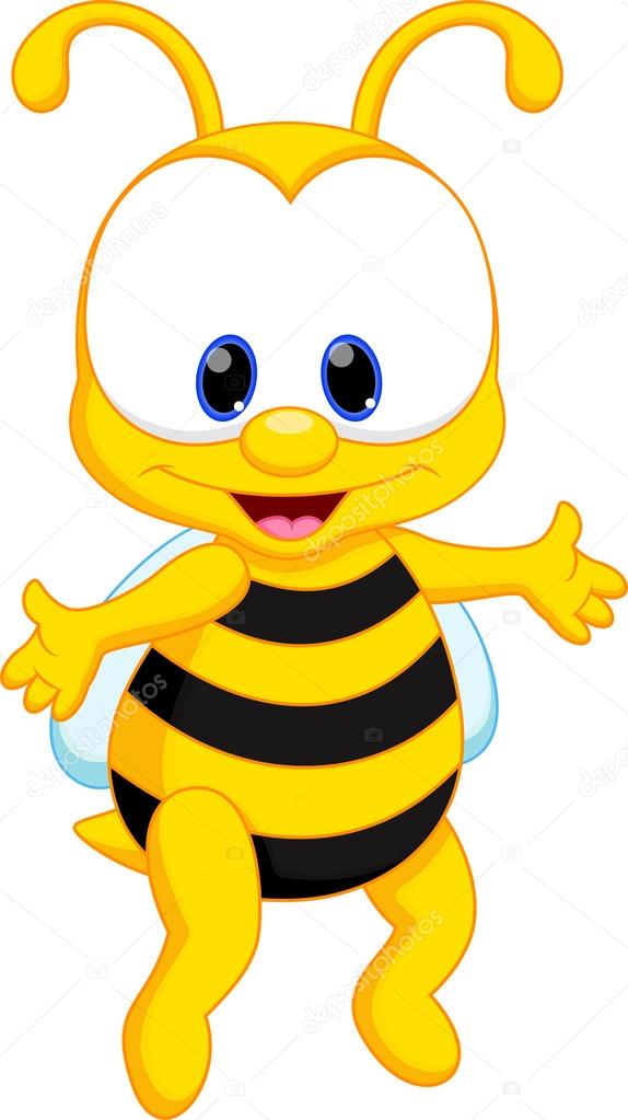 574x1023 Cute Baby Bee Cartoon Stock Vector Irwanjos2