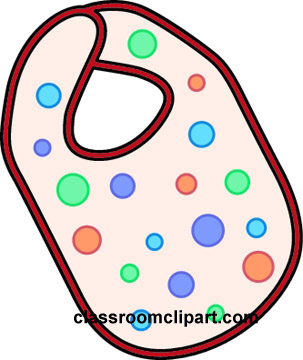 303x360 Baby Bib Clip Art