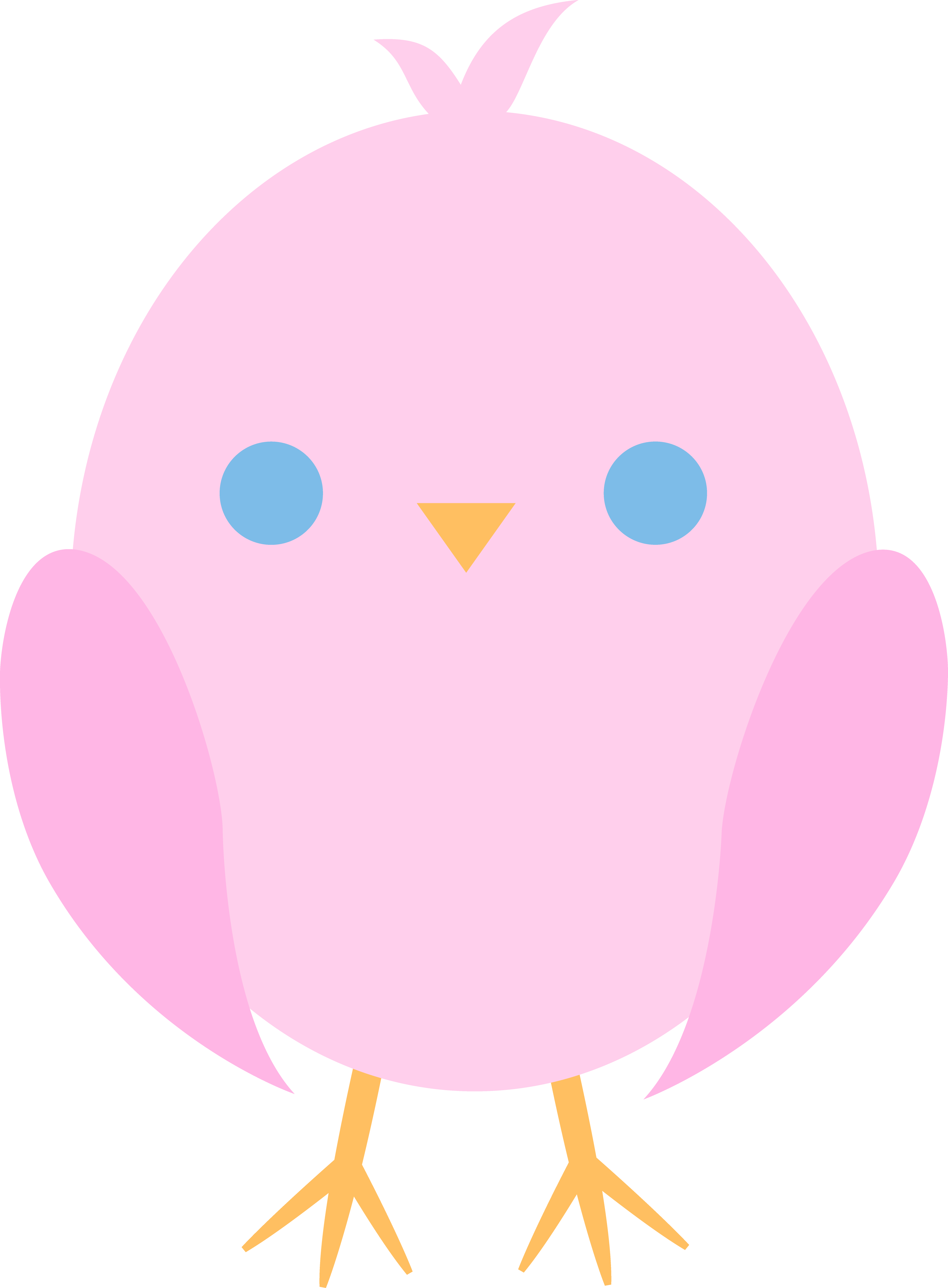 3578x4863 Bird Clipart Baby Pink