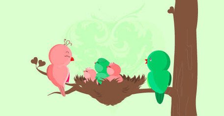 456x236 Baby Bird Clip Art, Vector Baby Bird
