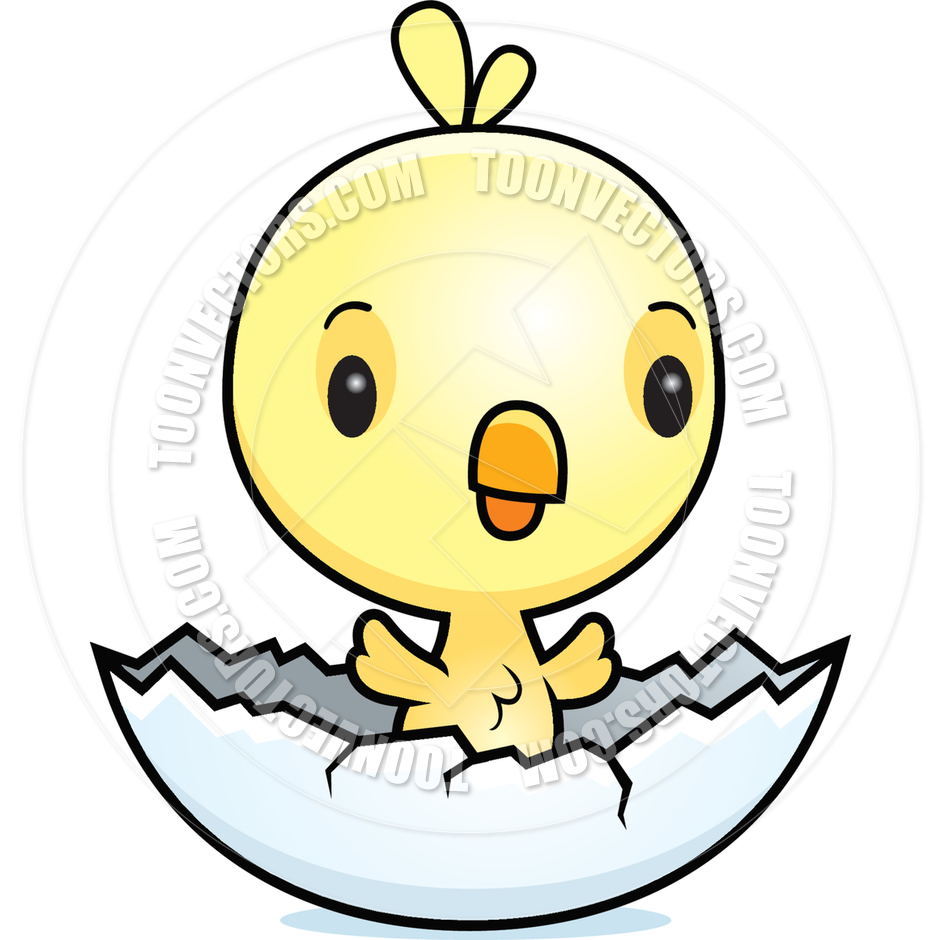 940x940 Cartoon Baby Bird Chick Hatching By Cory Thoman Toon Vectors Eps