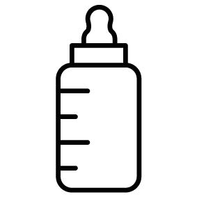283x283 Baby Bottle Outline Clip Art