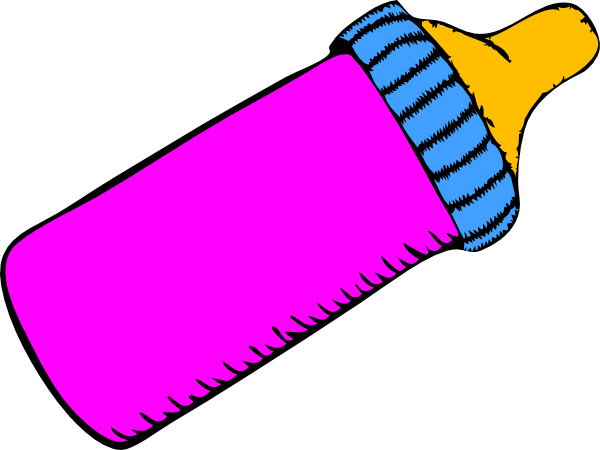 600x450 Baby Bottle Pink Clip Art