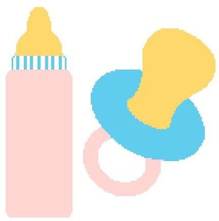 430x433 Bottle Clipart Baby Pacifier