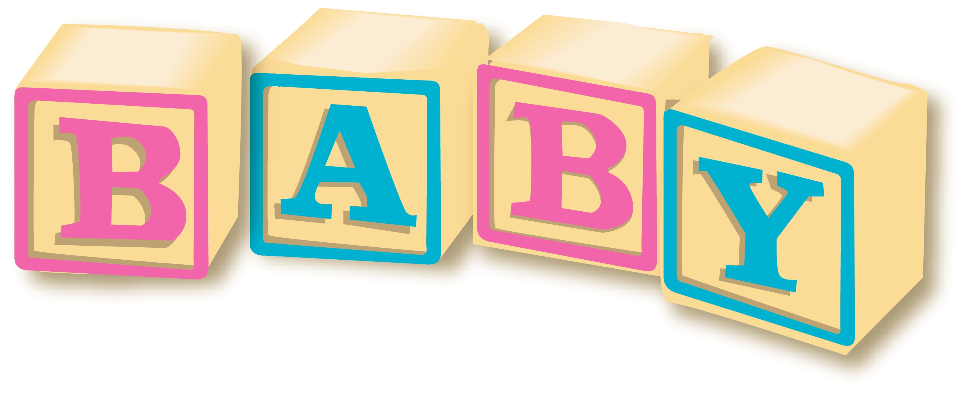 3300x1346 Baby Blocks Clipart