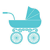 170x170 Baby Stroller Clipart