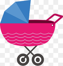 260x274 Cute Baby Carriage, Boy, Girl, Bow Png And Vector For Free Download