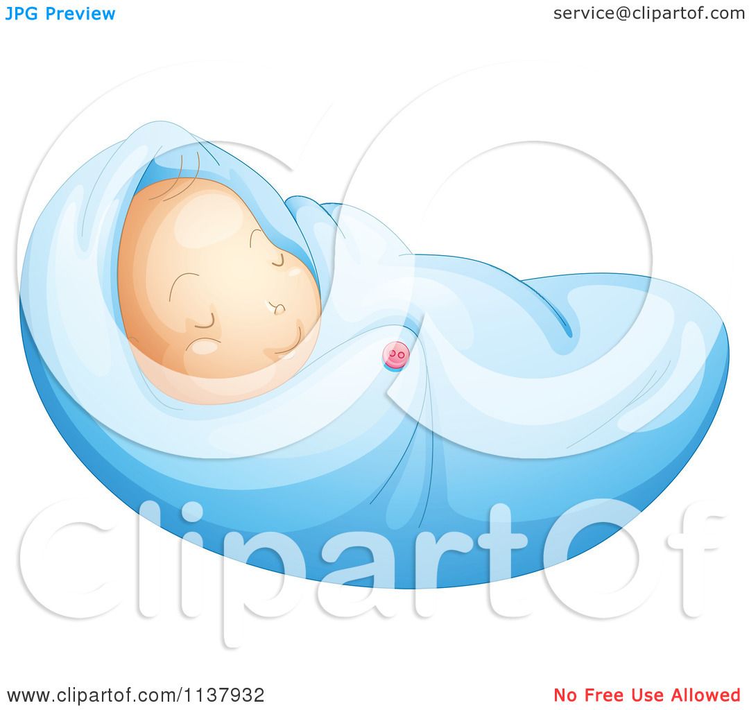 Младенец в пеленках иллюстрация