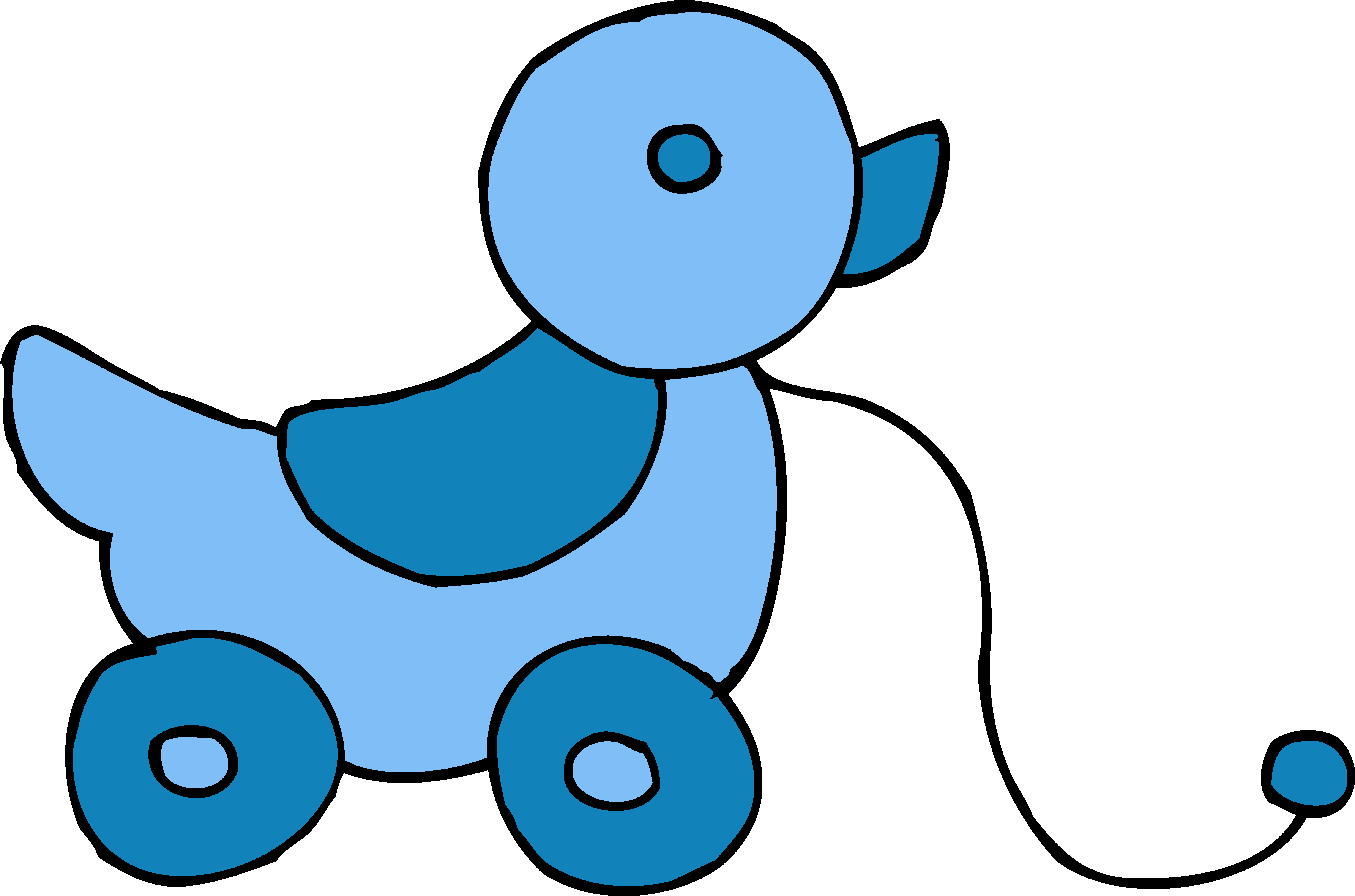 6279x4154 Blue Clipart Baby Toy