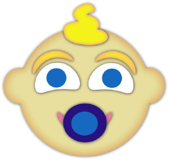 340x321 Baby Boy Face Clip Art