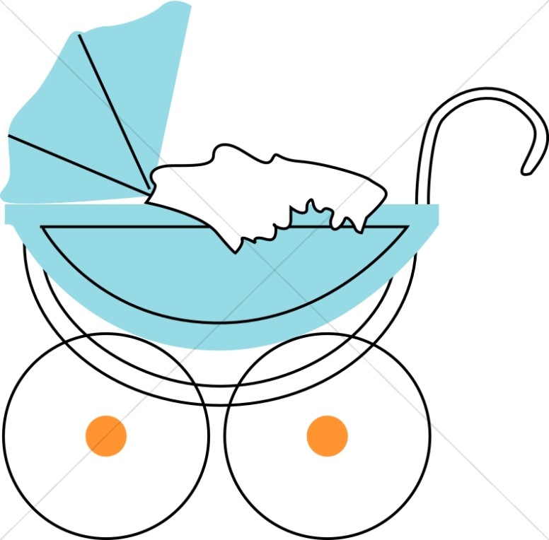 776x764 Baby Girl Buggy Religious Baby Clipart