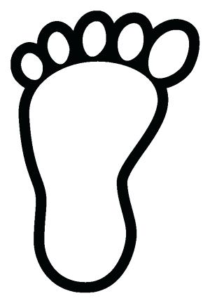 300x432 Baby Footprint Clipart Memocards.co