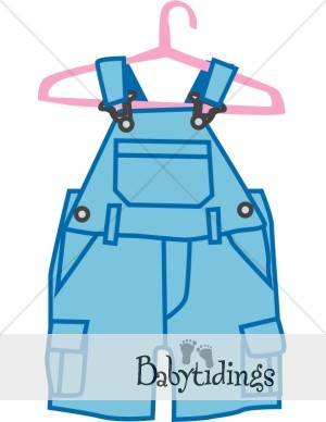 300x388 Baby Overalls Clipart