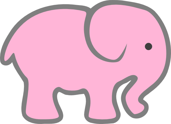 600x436 Baby Shower Elephant Clip Art