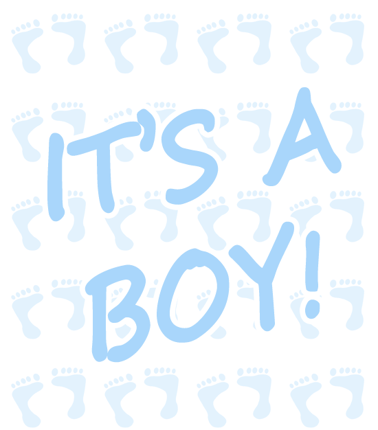 550x626 It's A Boy Baby Shower Clipart