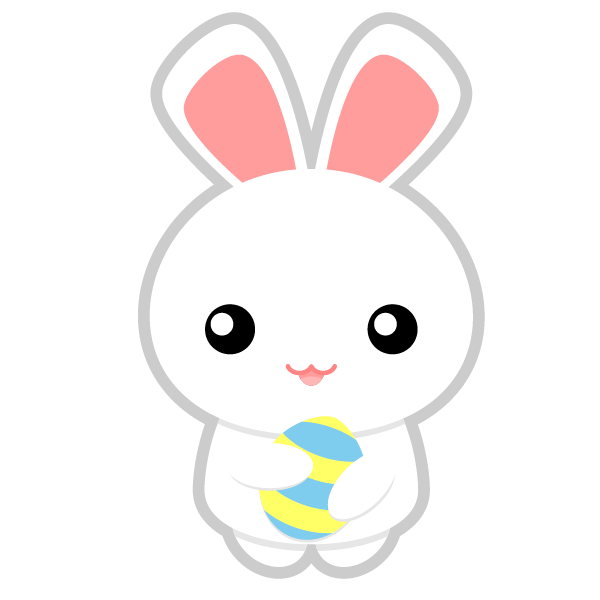 600x600 Cute Clipart Baby Bunny