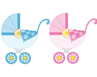340x270 Stroller Clipart Etsy