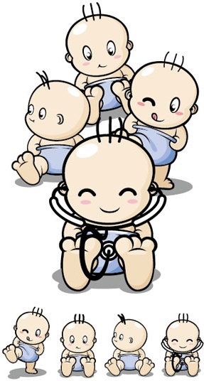 287x536 Baby Cartoon Free Vector Download (15,027 Free Vector)