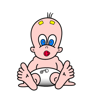 316x364 Funny Pictures Free Baby Cartoon Pics, Baby Clipart, Cartoon Baby