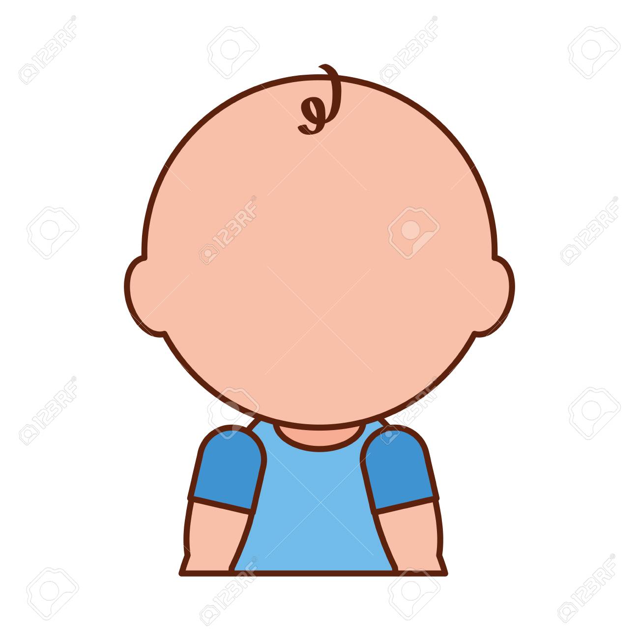 1300x1300 Baby Shower Boy Childhood Celebration Image Vector Illustration