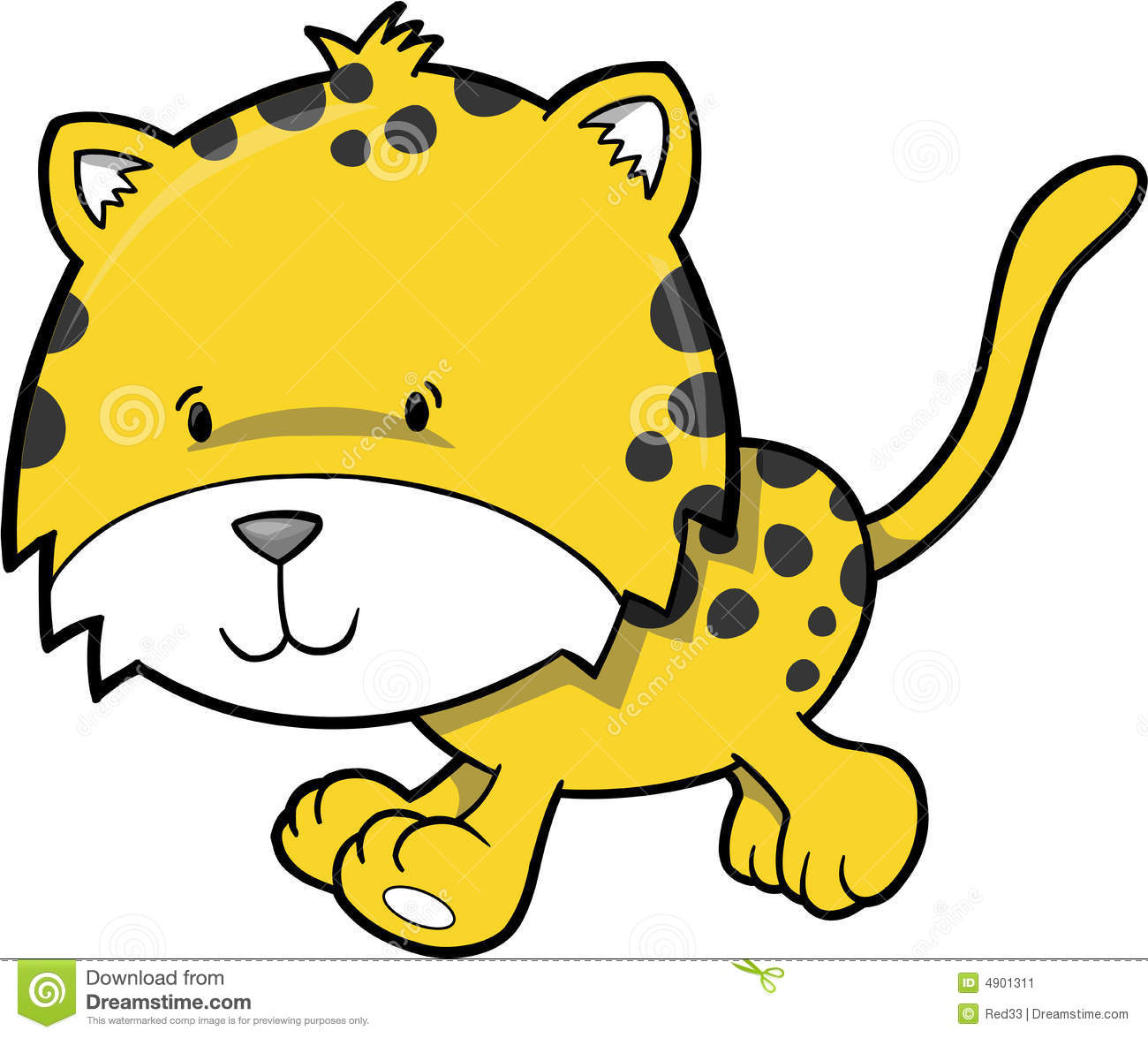 1300x1175 Cheetah Clipart Vector