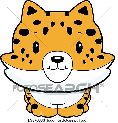 450x470 Clipart Of Baby Jaguar K3876333