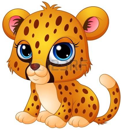 Baby Cheetah Clipart | Free download on ClipArtMag