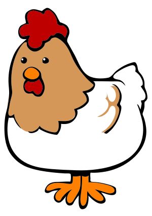 300x425 Mother Hen And Baby Chicks Free Clip Art 2 Image
