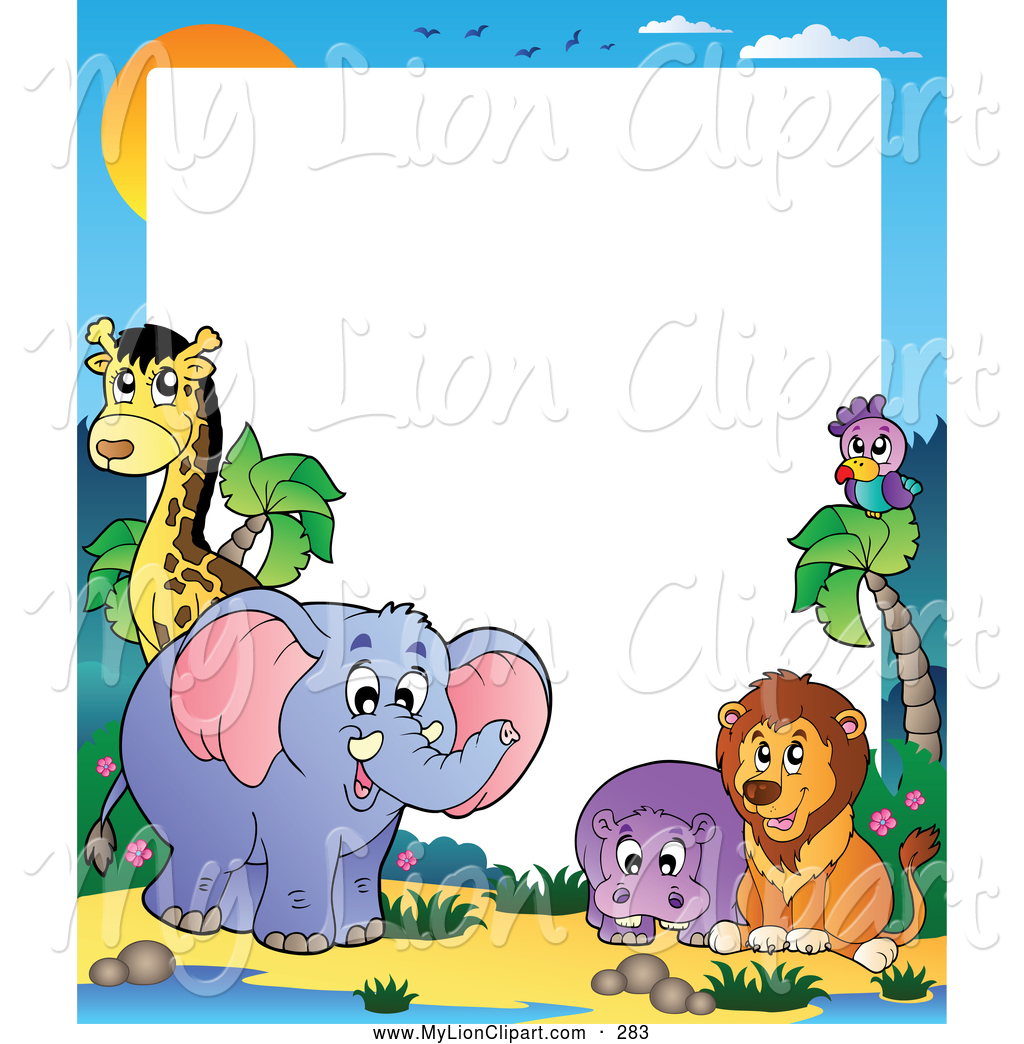 1024x1044 Animal Border Clipart
