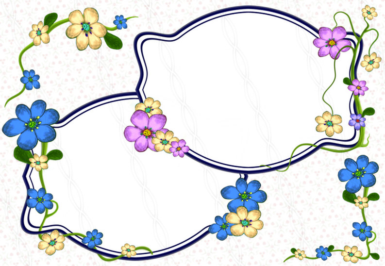 793x548 Instant Download 300dpi Png Floral Branch Borders Frames Clipart