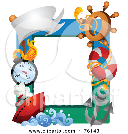 450x470 Nautical Border Clip Art