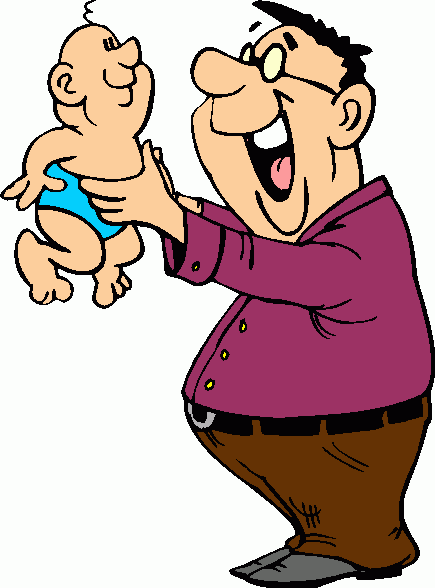 435x588 Dad And Baby Clipart