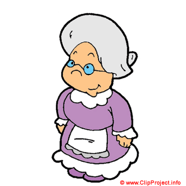 370x370 Cute Black Grandma Clipart