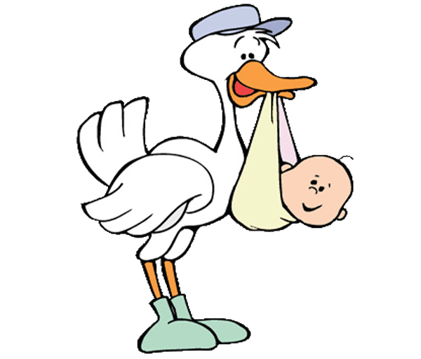 600x512 Image Of Baby Clipart Stork