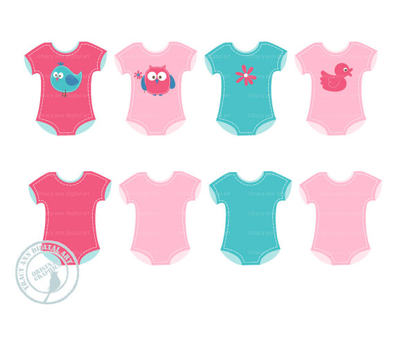 570x489 Girl Onesie Clipart