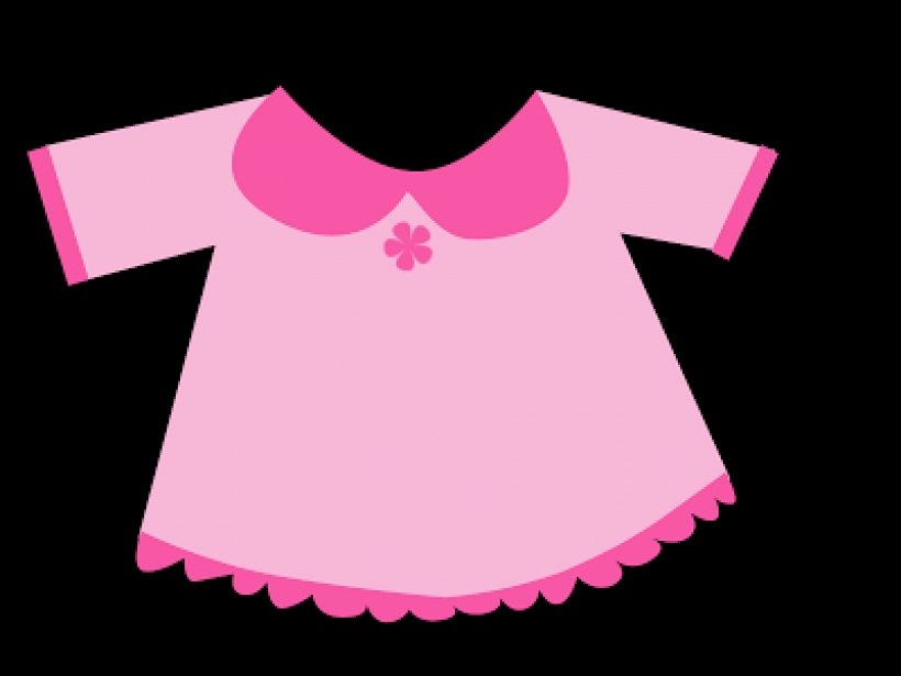 820x615 Clip Art Ba Clothes Clipart Best Throughout Pink Baby Clothes