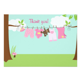 324x324 Clothesline Thank You Cards