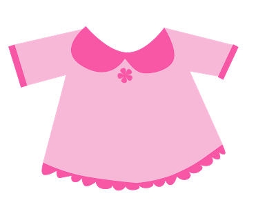 400x300 Pink Baby Clothes Clipart