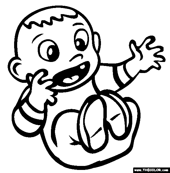 554x564 Baby Online Coloring Pages Page 1