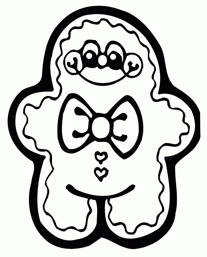 692x860 Gingerbread Baby Coloring Pages Many Interesting Cliparts