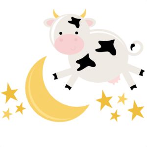 300x300 Moon Clipart Cow