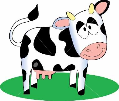 380x322 Cow Clipart Girl