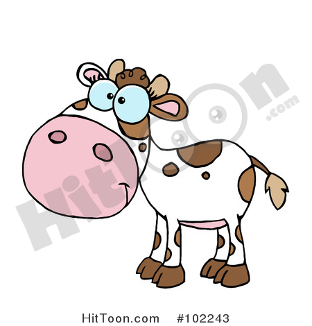 450x470 Baby Cow Clipart
