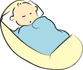 165x140 Clip Art Baby With Hat And Booties Clipart