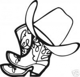 259x250 Cowboy Boots Clipart Free