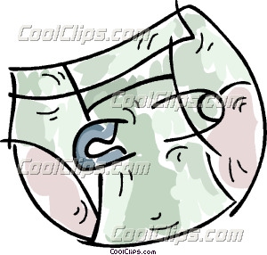 300x286 Diaper And Safety Pin Clip Art