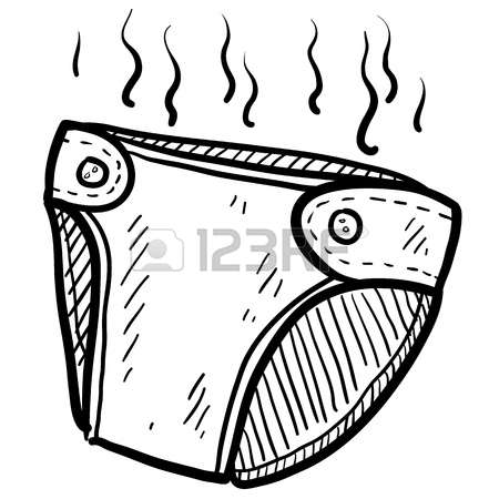 450x450 Baby Diaper Clipart